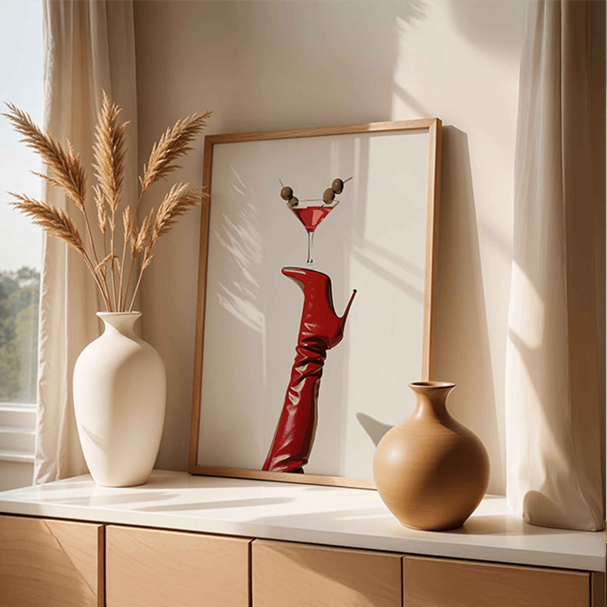 Red boot cosmopolitan