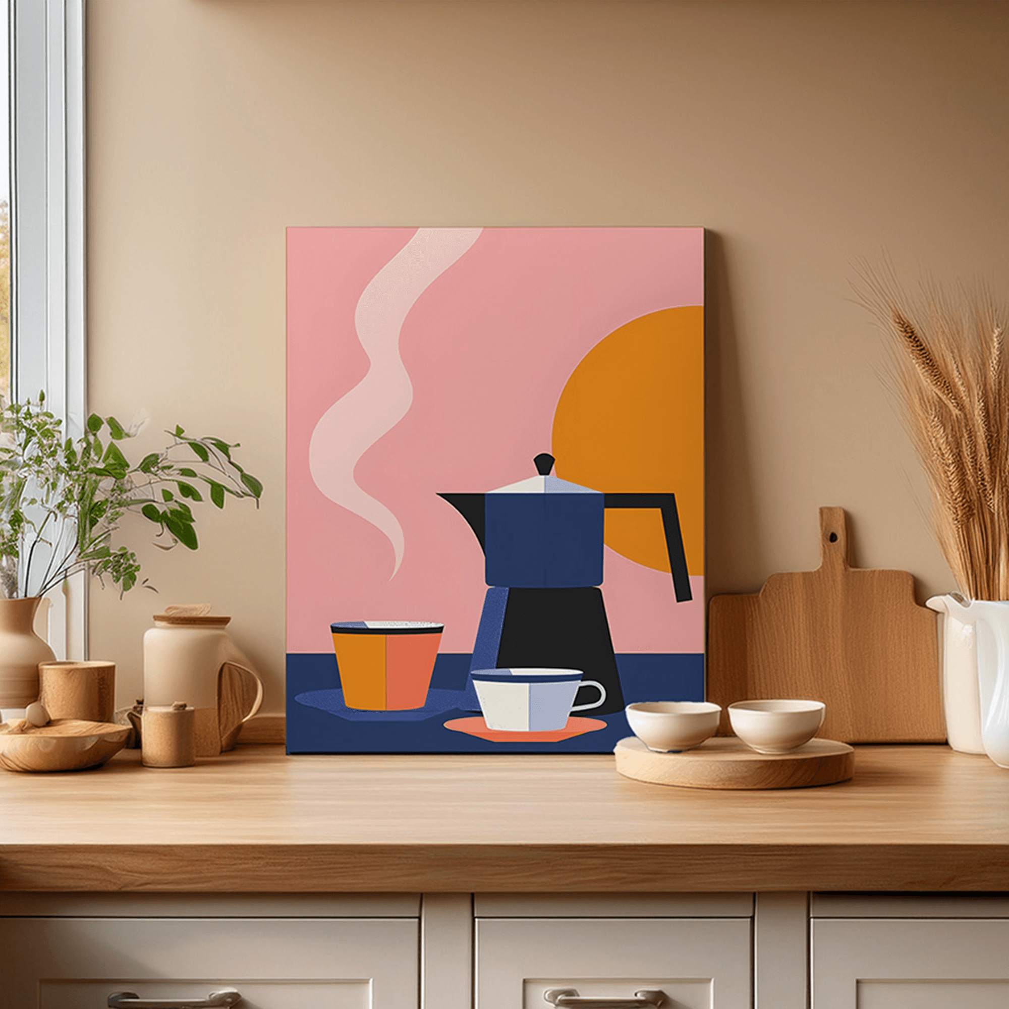 Colorful coffee