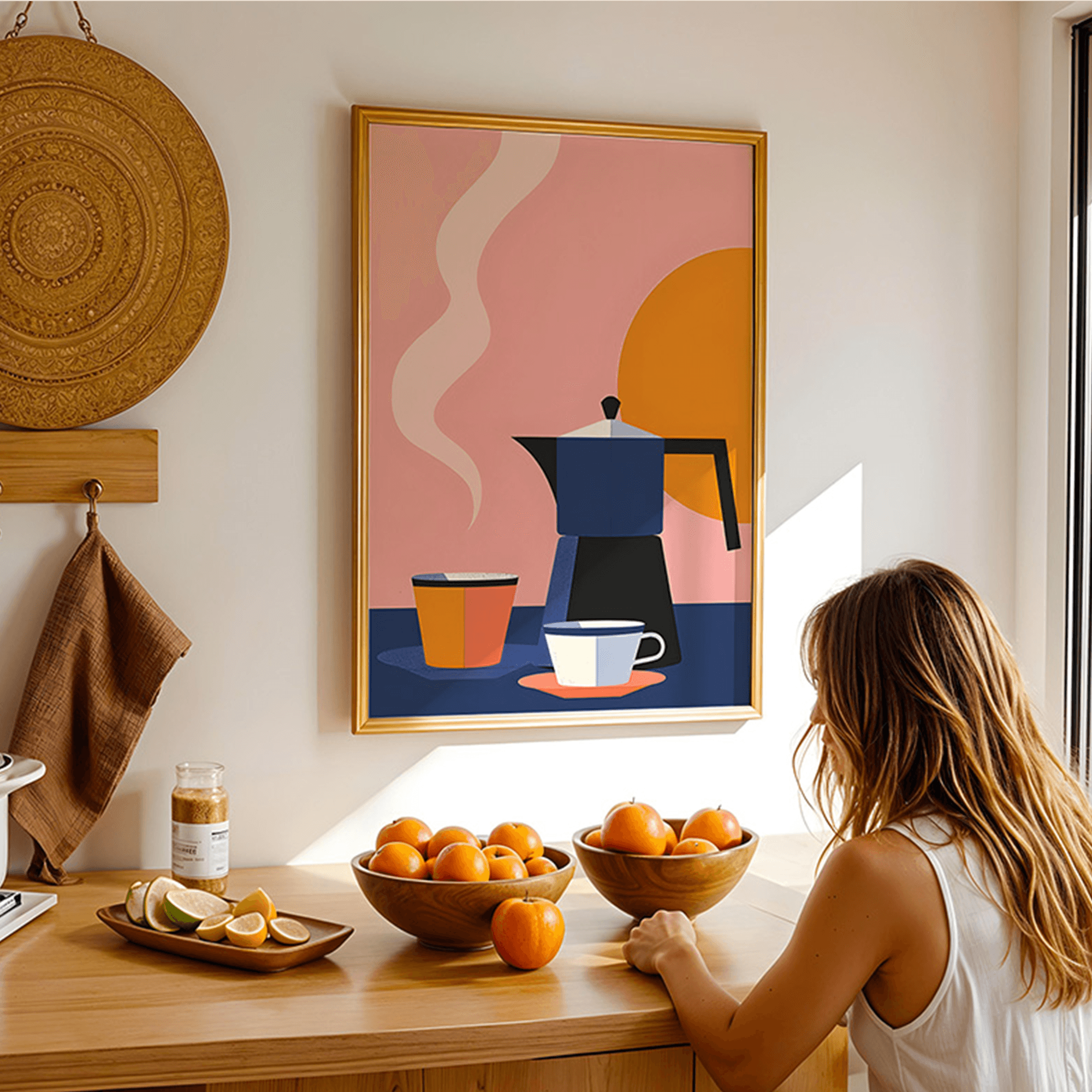 Colorful coffee