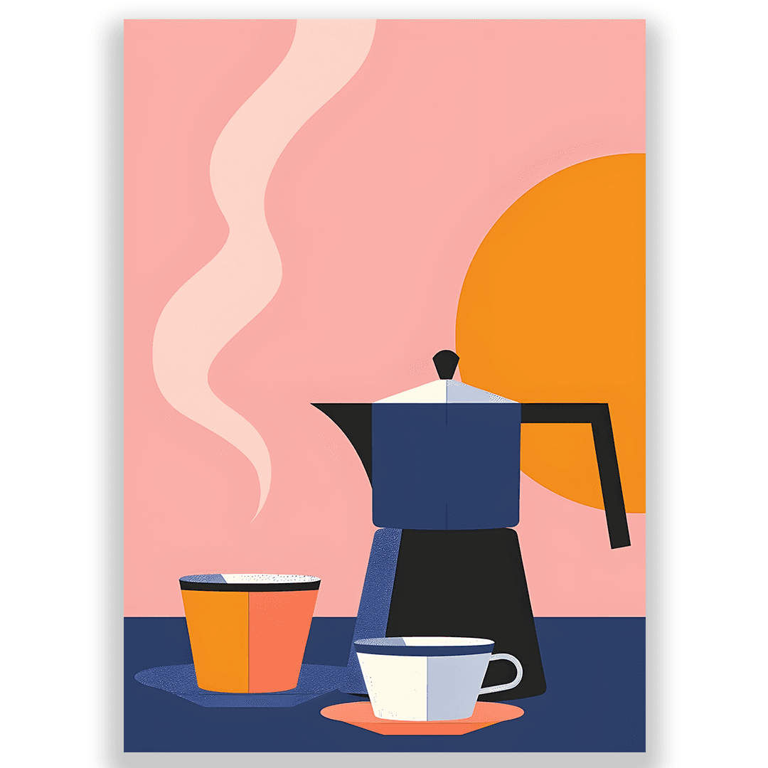 Colorful coffee