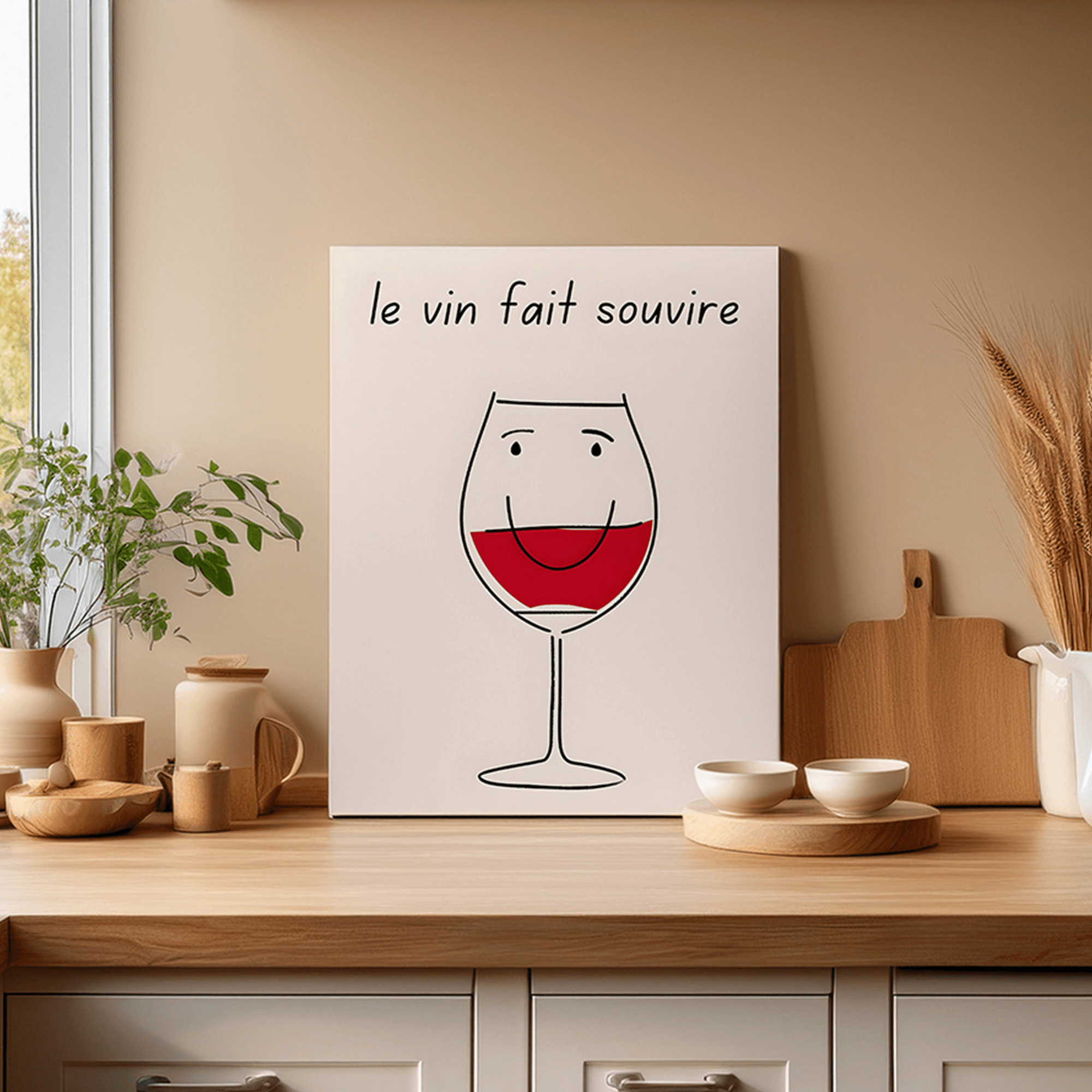 Le vin fait souvire