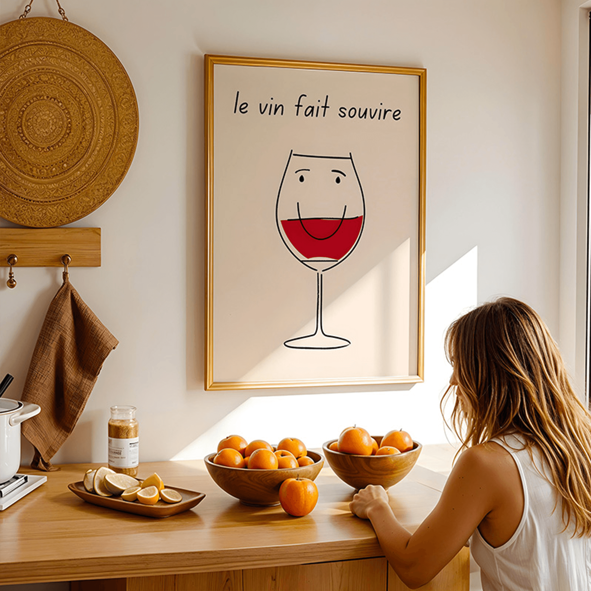 Le vin fait souvire