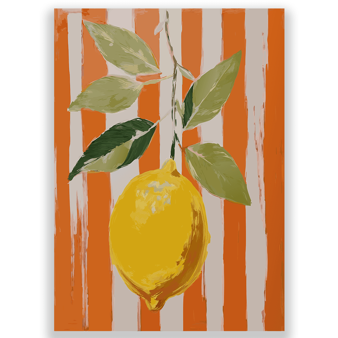 Lemon orange stripes