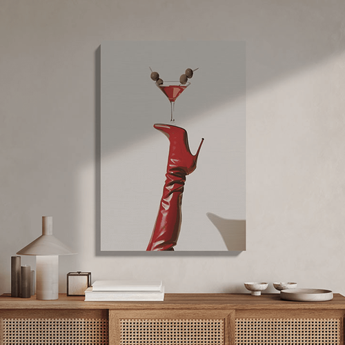 Red boot cosmopolitan