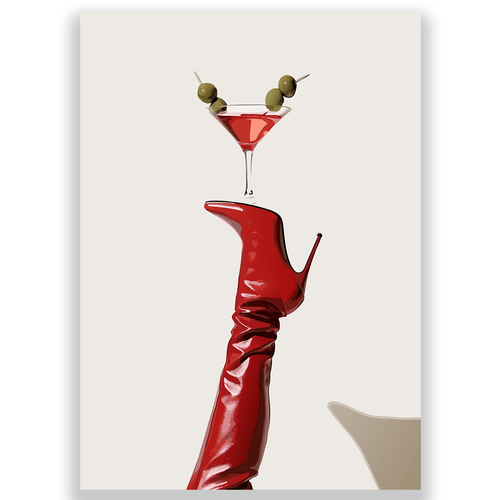 Red boot cosmopolitan