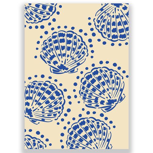 Blue seashells