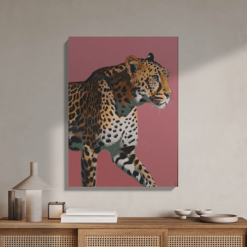 Pink leopard