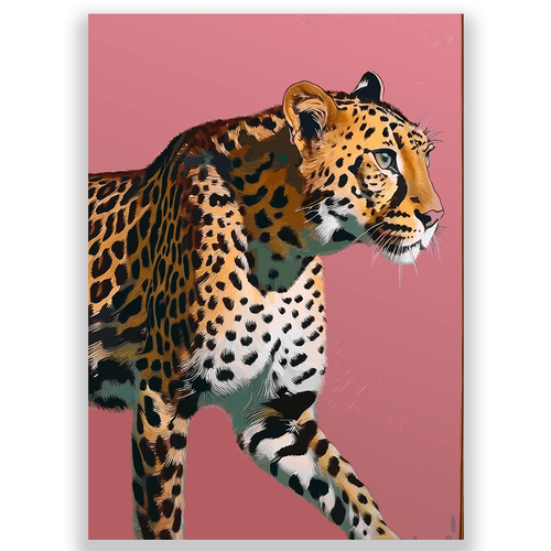 Pink leopard
